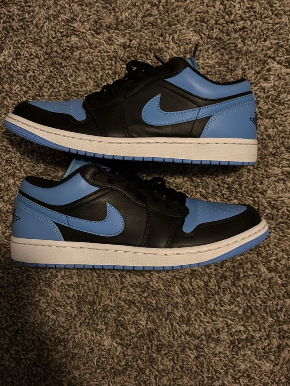 Nike Men's Low Top Sneakers - Black/Blue